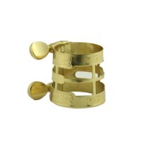 卡子 乐器配件中音降e萨克斯卡子 笛头卡子 雕刻花漆金卡