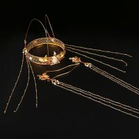 铜雀台一套[S052] 收藏加购优先 汉服头饰古装发冠套装复古头冠宫廷皇冠发簪步摇流苏全套古风发饰