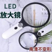 LED放大镜 源仁德国工艺高清手持式放大镜便携式儿童科教老人阅读手持放大镜