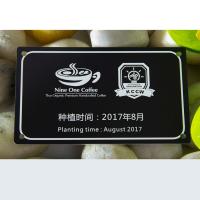 黑色单面烤漆铝板 100*50打孔背胶联系客服报价) 空白铝标牌烤漆铝板打标加工模具铭牌镜面标牌设备不锈钢钛金镭射