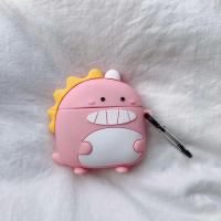 联想LP5 粉色萌萌龙+黑扣 适用Lenovo联想lp5耳机套卡通可爱硅胶防摔LP5蓝牙保护软壳男女潮