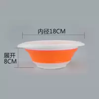 便携拌料盒[小号] 拉饵盆加厚折叠饵料盆便携式拌饵盆和饵软盘开饵盆钓鱼饵盆拉饵盘