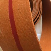 25X3 帆布提升机皮带传动带工业平皮带黄色橡胶平胶带输送带耐磨传送带