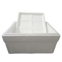 邮政2号箱4个 大泡沫箱子种菜箱泡沫箱特大号蔬菜泡沫箱大号大容量加大保温箱