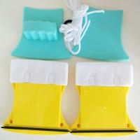 黄绿外壳 30-40mm 卓赢外壳胶条布诚成双面三层玻璃器刮水条橡胶刮子擦拭布快鱼外壳