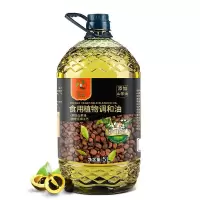 野生山茶调和油5L 乾隽含野生山茶油调和油色拉油压榨食用油植物油5L