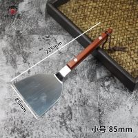 小号85mm 厂家直销日式料理铁板烧铲不锈钢煎铲披萨牛扒平铲烧烤铲煎饼铲、