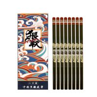 黑软炭笔-学海潮升(8支装) 中盛画材 炭笔套装黑色软炭铅笔素描笔画画工具 画画笔素描套装