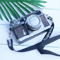 新款银相机一个 老式胶卷相机道具儿童玩具拍摄摆件ins风 单反相机旅拍婚纱照写真