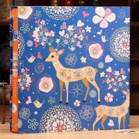 5-6-7-8-10寸混装梅花鹿11 家庭相册本插页式567810寸过塑大容量混装盒装影集相簿相册创意