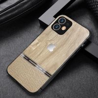 苹果12 新款[镜头全包]原木色 苹果12pro手机壳7/8超薄素皮苹果11直边防摔x/xsmax/xr超薄保护套