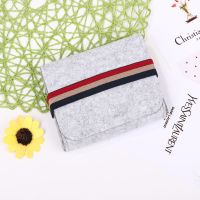 浅灰色 苹果小米华为笔记本电源收纳包移动硬盘手机充电器数据线保护套