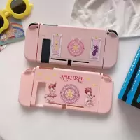 switch保护壳 百变小樱 卡通任天堂游戏机壳oled百变魔法小樱Switch Tpu彩绘保护套
