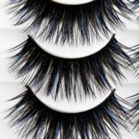 至优加长款节日演出用 至优加长款节日演出用眼睫毛自然仿真彩色夸张浓密舞台妆假睫毛