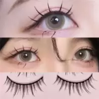 小恶魔假睫毛仙子毛自然仿真硬梗浓密卷翘可剪开分段嫁接芭比睫毛 小恶魔假睫毛仙子毛自然仿真硬梗浓密卷翘可剪开分段嫁接芭比睫