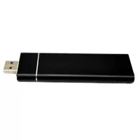M.2 2280 黑色 铝合金 直插式USB3.0固态移动硬盘盒支持M.2 NGFF高速数据写入280MB每秒
