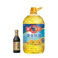 多力葵花籽油4L+酱油 多力葵花籽油5L+238ML非转基因玉米油芥花油压榨菜籽油葵花籽油4L