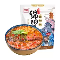 175g绵阳米粉牛肉味*2袋 阿宽四川绵阳米粉白家陈记牛肉味肥肠味开元米粉微辣泡熟即食2袋