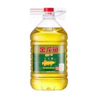 转基因 金龙鱼精炼一级大豆油5L非转基因大桶装色拉油豆油家用餐饮食用油