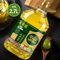 橄榄油山茶食用油 2.7升高性价比 金丰盛橄榄山茶油食用油家用2.7L桶装含橄榄油山茶使用植物调和油