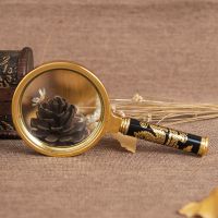 黑色 德国金属放大镜90倍手持老人儿童阅读高档便携护眼200000放大镜