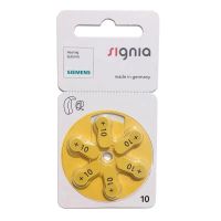 10一板(6粒) 原装西门子西嘉助听器电池a10a13a312a675锌空气无汞质优耐用