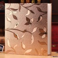大叶香槟金-650张 相册混合装650张大容量皮革相册本插页式纪念册家庭影集 5寸6寸.