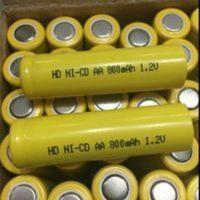 平头五号AA1.2v伏1000mAh毫安 5号NI-CD镍镉可充电电池 平头五号AA1.2v伏1000mAh毫安 5号N