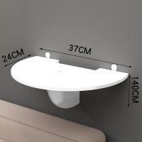 半圆投影仪置物架 投影仪支架机顶盒置物架墙上床头路由器收纳电视壁挂隔板免打孔