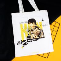 蔡徐坤帆布包 时代少年团周边帆布包蔡徐坤肖战王一博易烊千玺blackpink帆布袋