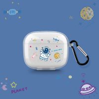 ZMI PurPods 透明蓝归来宇航人+挂钩 紫米耳机保护套PurPods耳机套硅胶ZMI PurPods Pro卡通