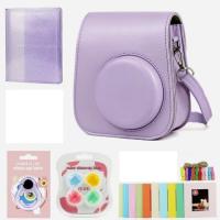 11包-五件套-紫色 彩友乐拍立得相机mini11 复古相机包 相册滤镜相框配件五件套装
