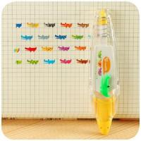 黄色鳄鱼 创意花边修正带装饰压花花纹涂改带彩色图案手帐工具