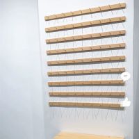 耳饰款32cm间8-钉长5cm4钩 耳饰挂架耳环展示架饰品店耳钉耳饰架子挂墙店铺专用挂墙耳饰架