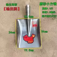 锯片钢磨砂小方锹头 钢锹头 农用钢锹平头锹尖头锹园林工具铁锹泥锹煤锹钢铲铁铲挖土工具钢锹