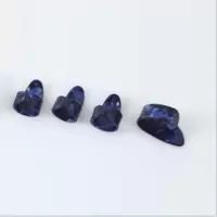 深蓝色右手拇指套1个+3个食指套 吉他右手指套拇指吉他指甲套指弹吉他拨片尤克里里初学者吉他指套