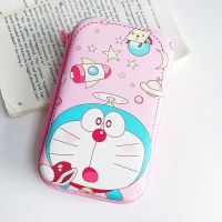 粉底害羞叮当 电源包[15.5*9.3] 日韩移动硬盘电源包数据线充电器收纳盒蓝牙耳机零钱可爱卡通防摔