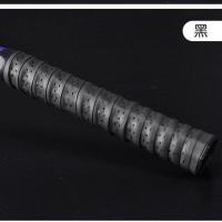 黑色4条 无标龙骨4条 羽毛球拍龙骨手胶网球拍打孔透气吸汗带鱼竿防滑手把胶缠绕绑带