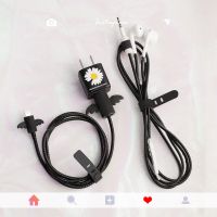 权志龙-小雏菊款 小雏菊数据线保护套潮苹果11手机充电器创意收纳专用耳机保护线