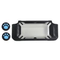 黑框透明底 送摇杆帽 switch保护壳 ns一体硬壳 NS一体式战甲握把ns游戏机铠甲送摇杆帽
