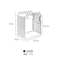 白灰色 瓣瓣分类垃圾架塑料袋收纳支架厨房垃圾桶大容量手提袋垃圾袋挂架