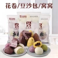 400*3包(3种混合装) 谷康斋杂粮馒头粗粮杂粮小花卷豆沙包小馒头五谷杂粮组合粗粮面包