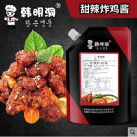 甜辣炸鸡酱1.3千克_ 韩明洞韩式石板豆腐酱韩餐料理店商用石板豆腐酱辣酱调味酱1.3