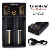 Lii-202 18650电池充电器5号7号AAA镍氢26650锂磷酸铁锂镍镉1.2V3.7V3.2V