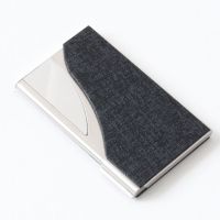 名片夹-黑色 名片夹 男式 女式商务名片夹大容量高档创意男士名片盒随身收纳盒