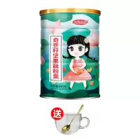 送杯勺[1罐装]五谷奇亚籽藕粉 五谷快线奇亚籽坚果桂花藕粉羹500克/罐