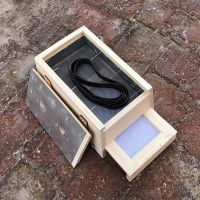 [推拉]隔姜六插针款 隔姜灸木制艾灸盒随身灸家用全身宫寒妇科家庭式去湿气熏蒸温灸器