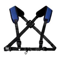 双肩背带(帆布材质) 双肩挂带 萨克斯背带 高中次中音 减负塑形脖带皮质 金属挂钩吊带