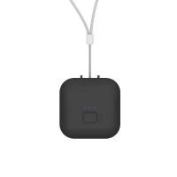 黑色 经典款 挂脖式负离子净化器除甲醛降尘除烟异味挂绳便携小型空气净化器