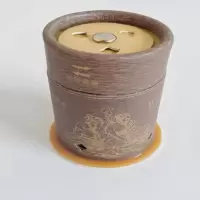 艾灸盒一个 古方苇管器灸艾灸盒随身灸木制中耳膜耳灸器具艾灸耳朵头戴式头